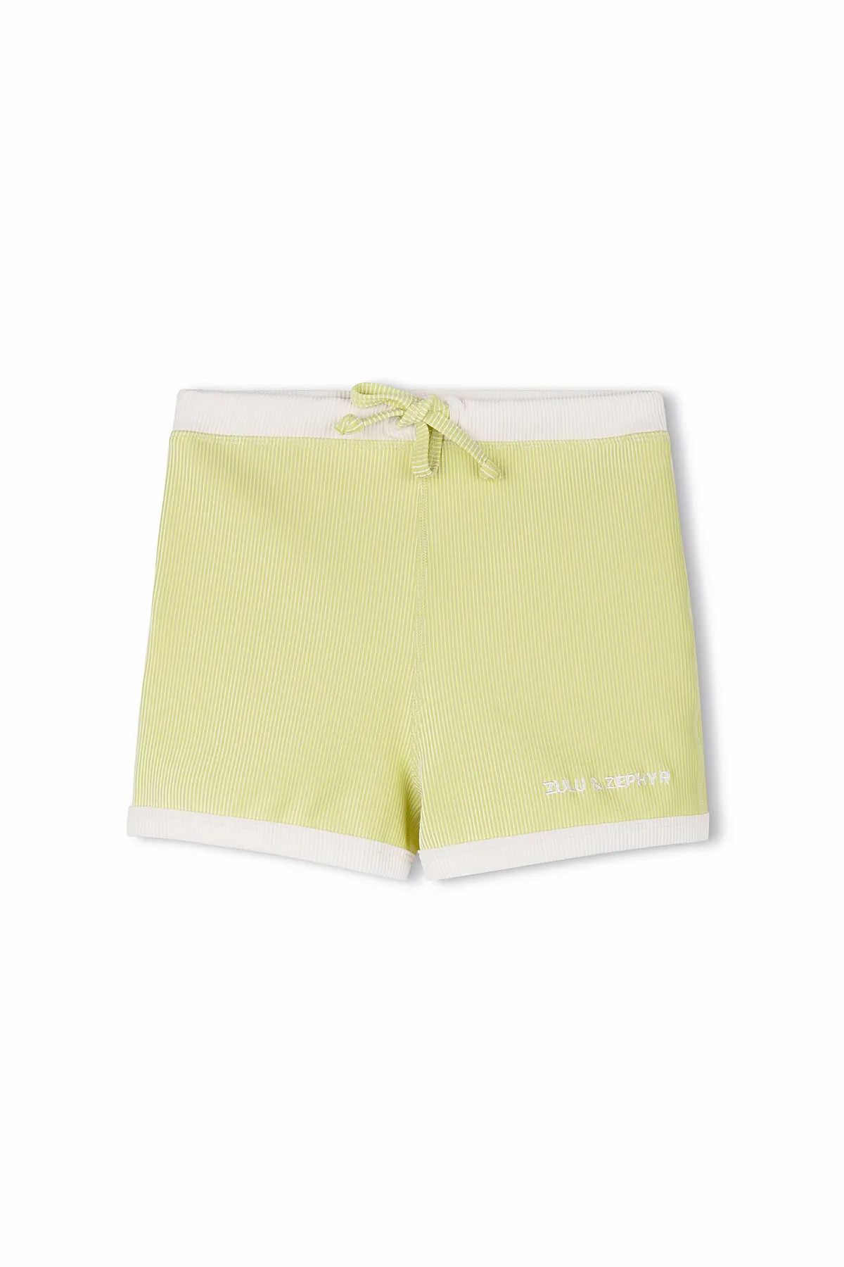 Mini Stripe Rib Surf Short - Citrus sold by Zulu and Zephyr