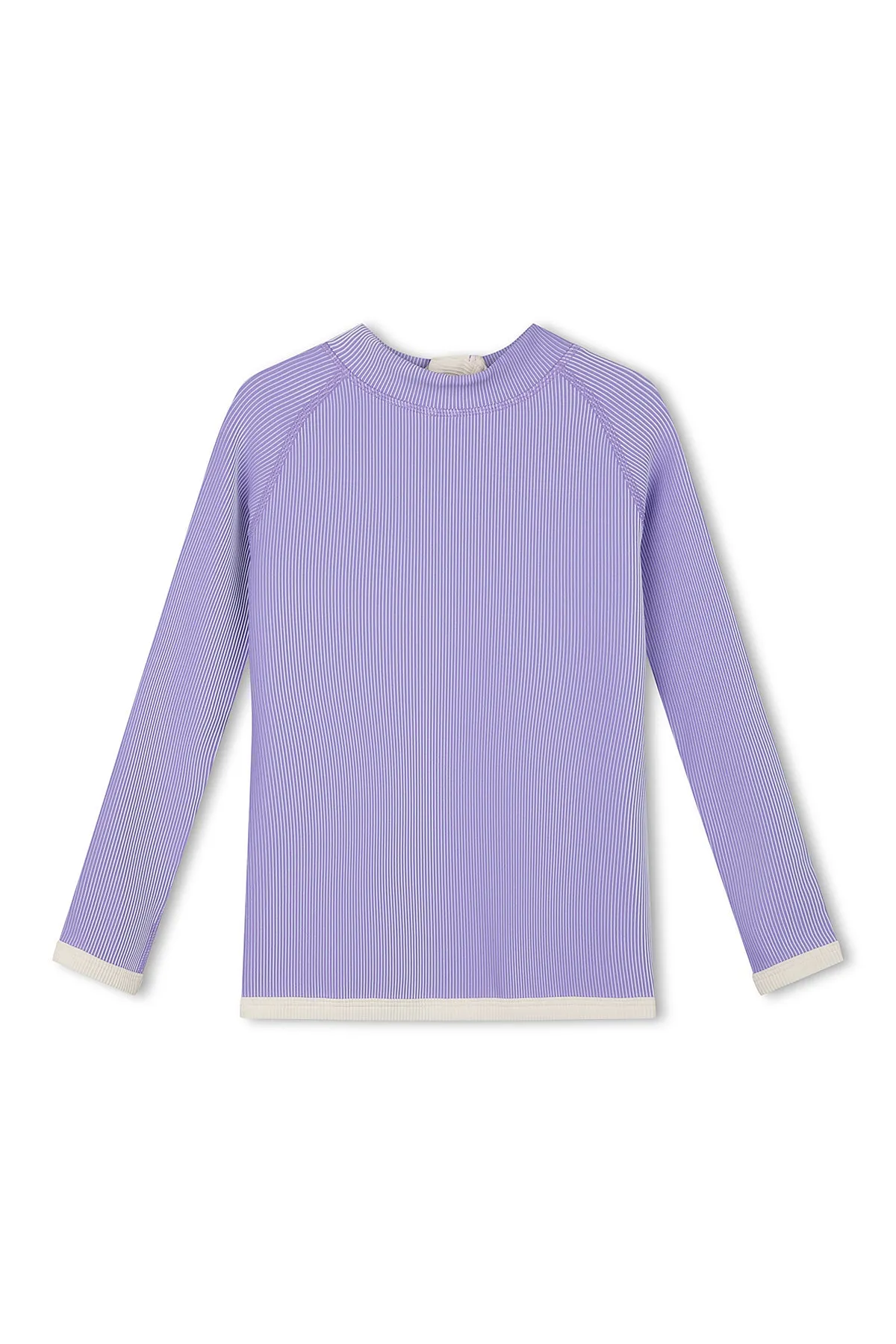 Mini Stripe Rib Rashie - Grape sold by Zulu and Zephyr product image thumbnail 3