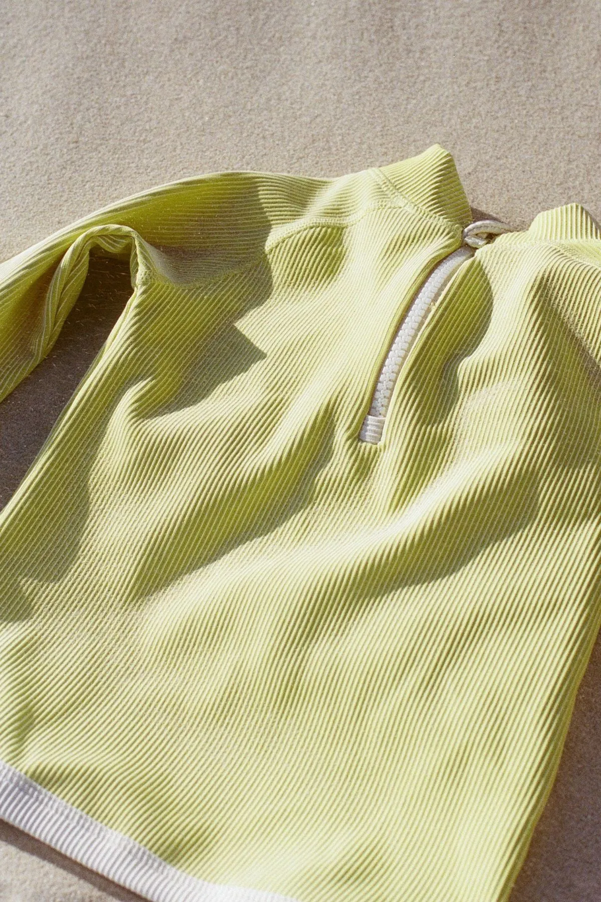 Mini Stripe Rib Rashie - Citrus sold by Zulu and Zephyr product image thumbnail 4