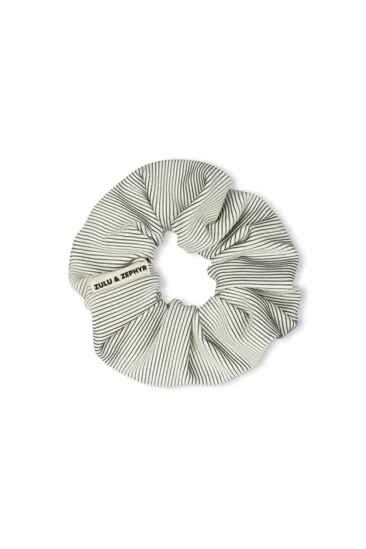 Signature Stripe Scrunchie - Coconut made by Zulu and Zephyr