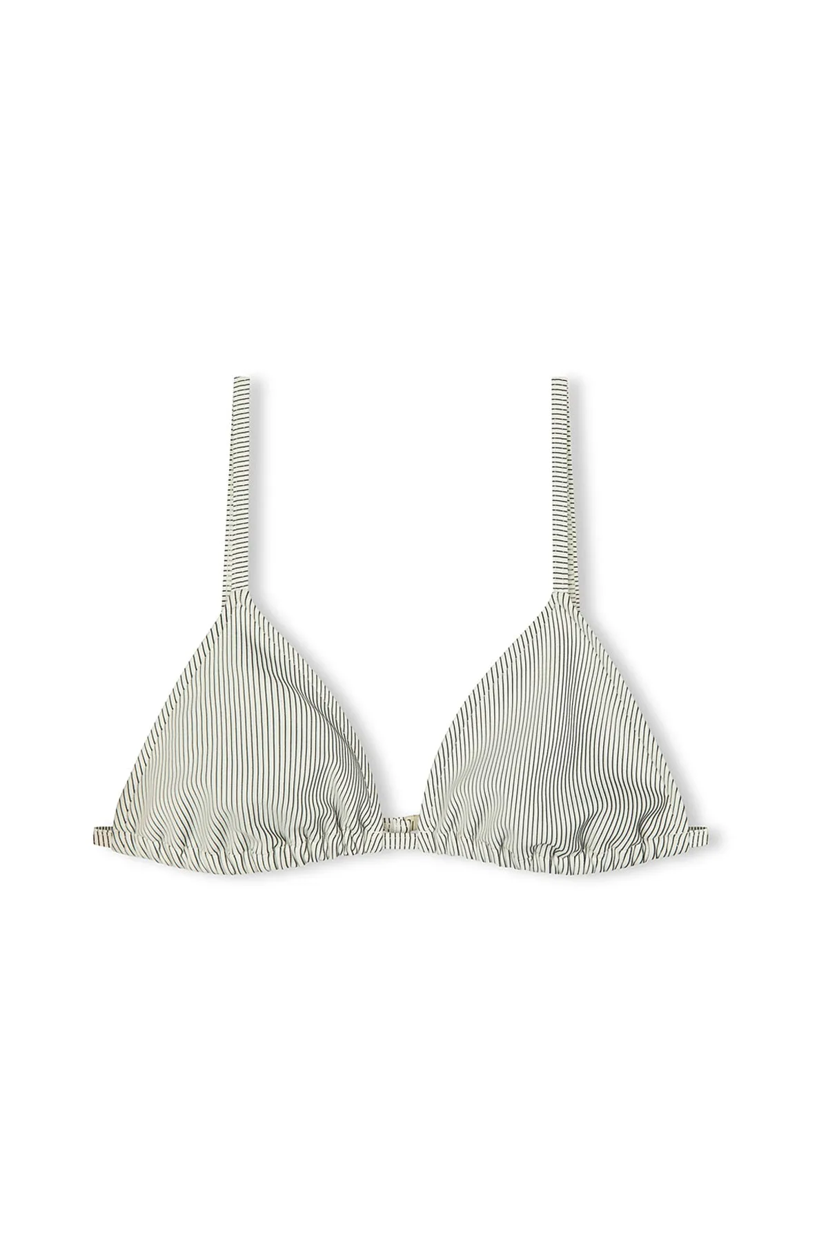 Signature Stripe Simple Triangle Top - Coconut sold by Zulu and Zephyr