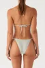Signature Stripe Hipster String Brief - Coconut sold by Zulu and Zephyr