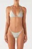Signature Stripe Hipster String Brief - Coconut sold by Zulu and Zephyr