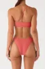 Signature Stripe Curve Brief - Chilli Red sold by Zulu and Zephyr