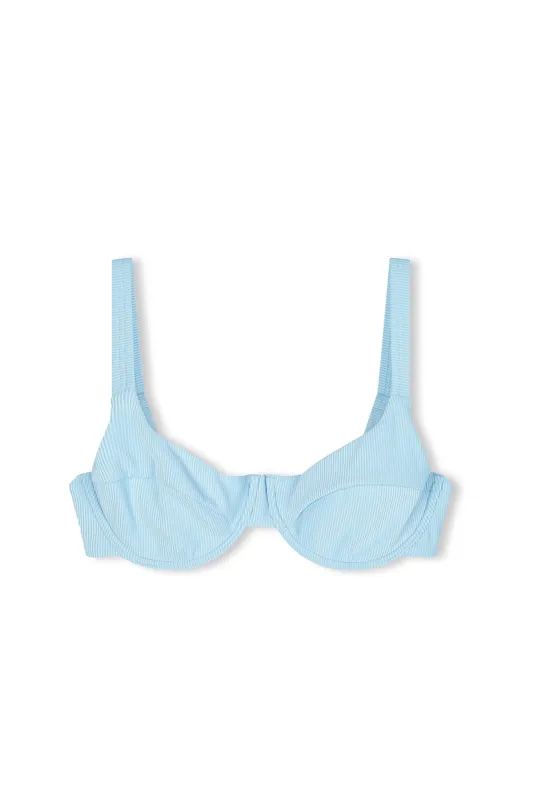 Signature Stripe Adjustable Bra Cup - Shallow Blue sold by Zulu and Zephyr