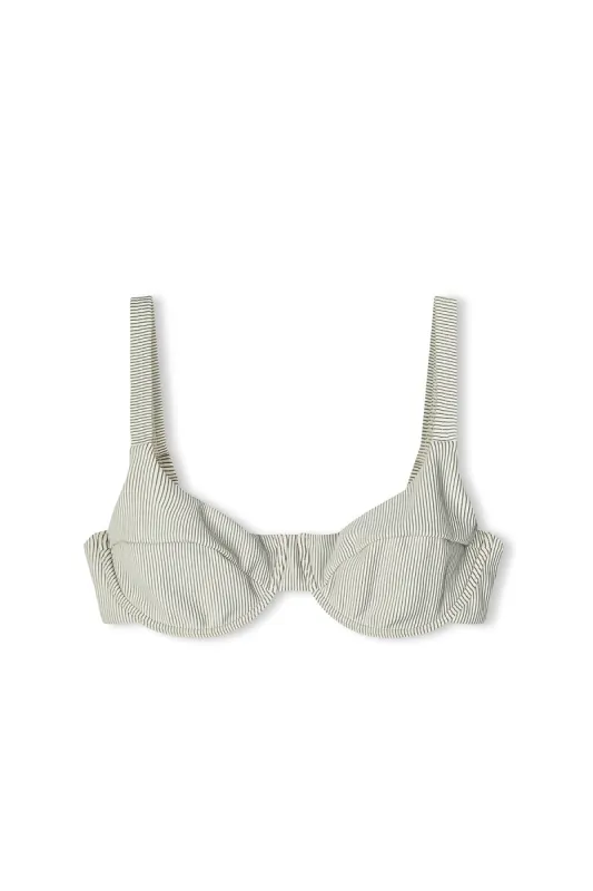 Signature Stripe Adjustable Bra Cup - Coconut sold by Zulu and Zephyr