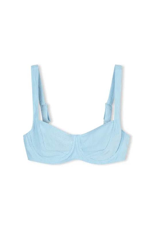 Signature Stripe Bra Cup - Shallow Blue sold by Zulu and Zephyr