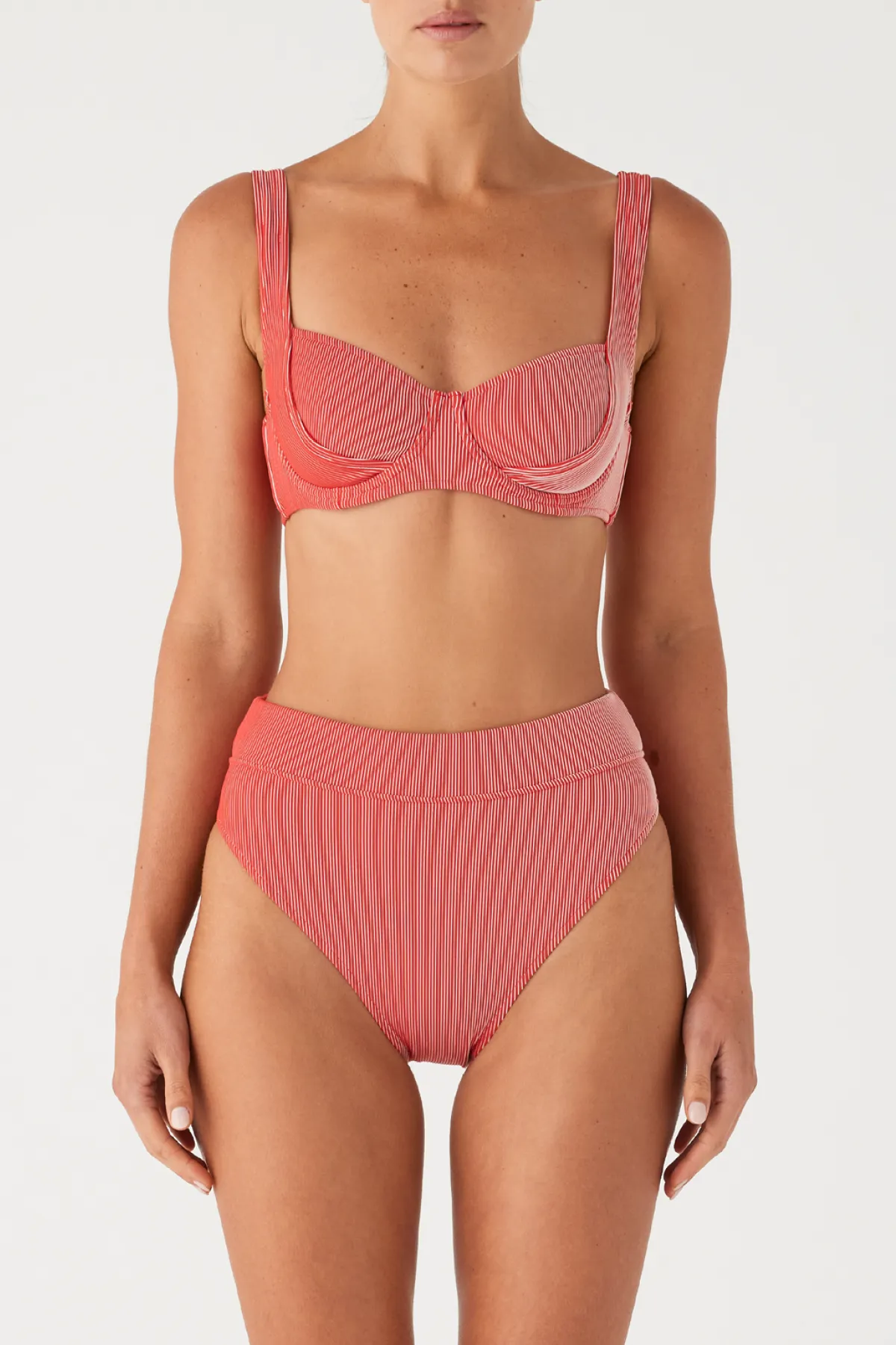 Signature Stripe Bra Cup - Chilli Red sold by Zulu and Zephyr product image thumbnail 2