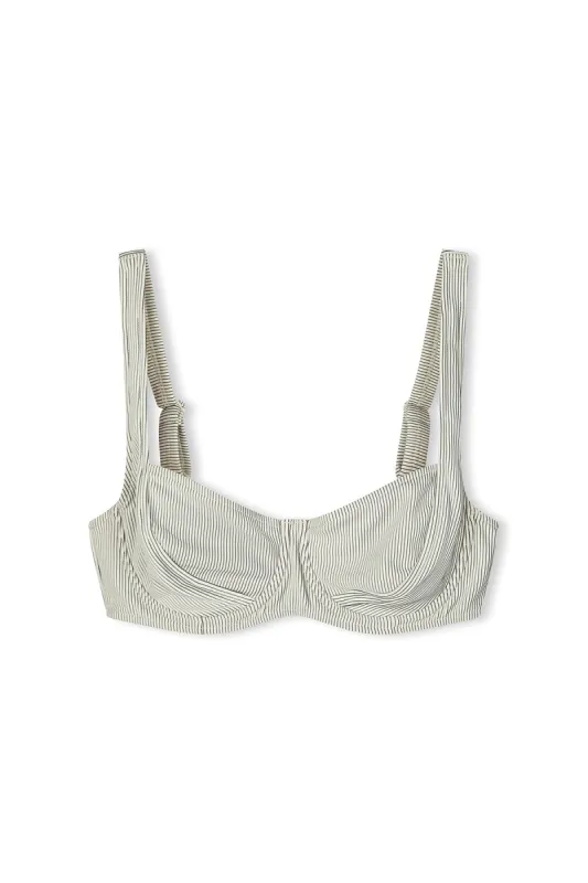 Signature Stripe Bra Cup - Coconut sold by Zulu and Zephyr