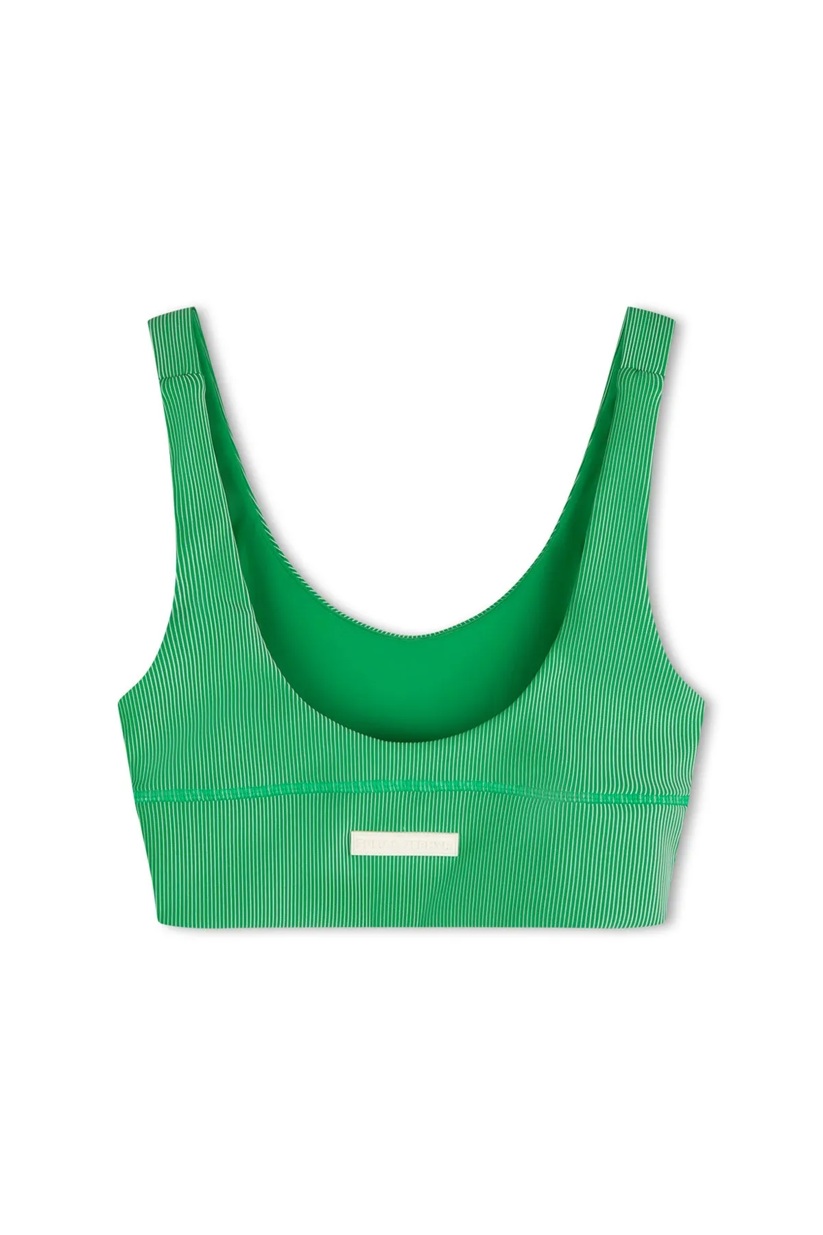 Stripe Rib Crop Top - Parrot Green sold by Zulu and Zephyr product image thumbnail 4