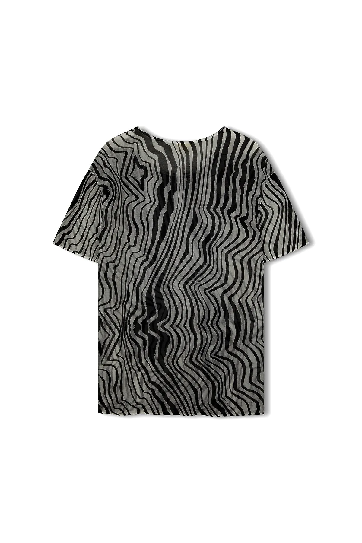 Ripple Stripe Cotton Blend Knit Top sold by Zulu and Zephyr product image thumbnail 4