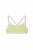 Mini Stripe Rib Logo Bikini Top - Citrus sold by Zulu and Zephyr