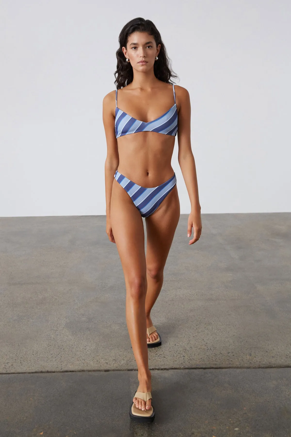Horizon Stripe Textured Bralette sold by Zulu and Zephyr product image thumbnail 3