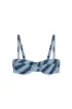 Horizon Stripe Textured Balconette Bra Cup sold by Zulu and Zephyr