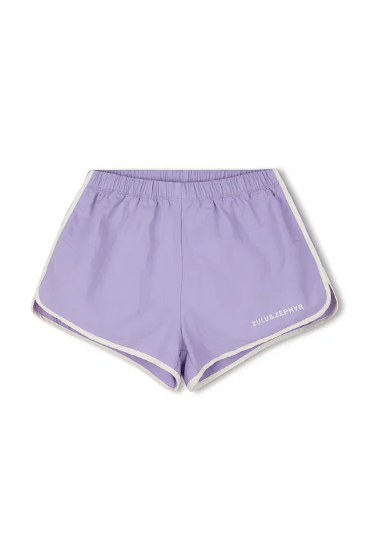 Mini Eco Nylon Retro Short - Grape sold by Zulu and Zephyr