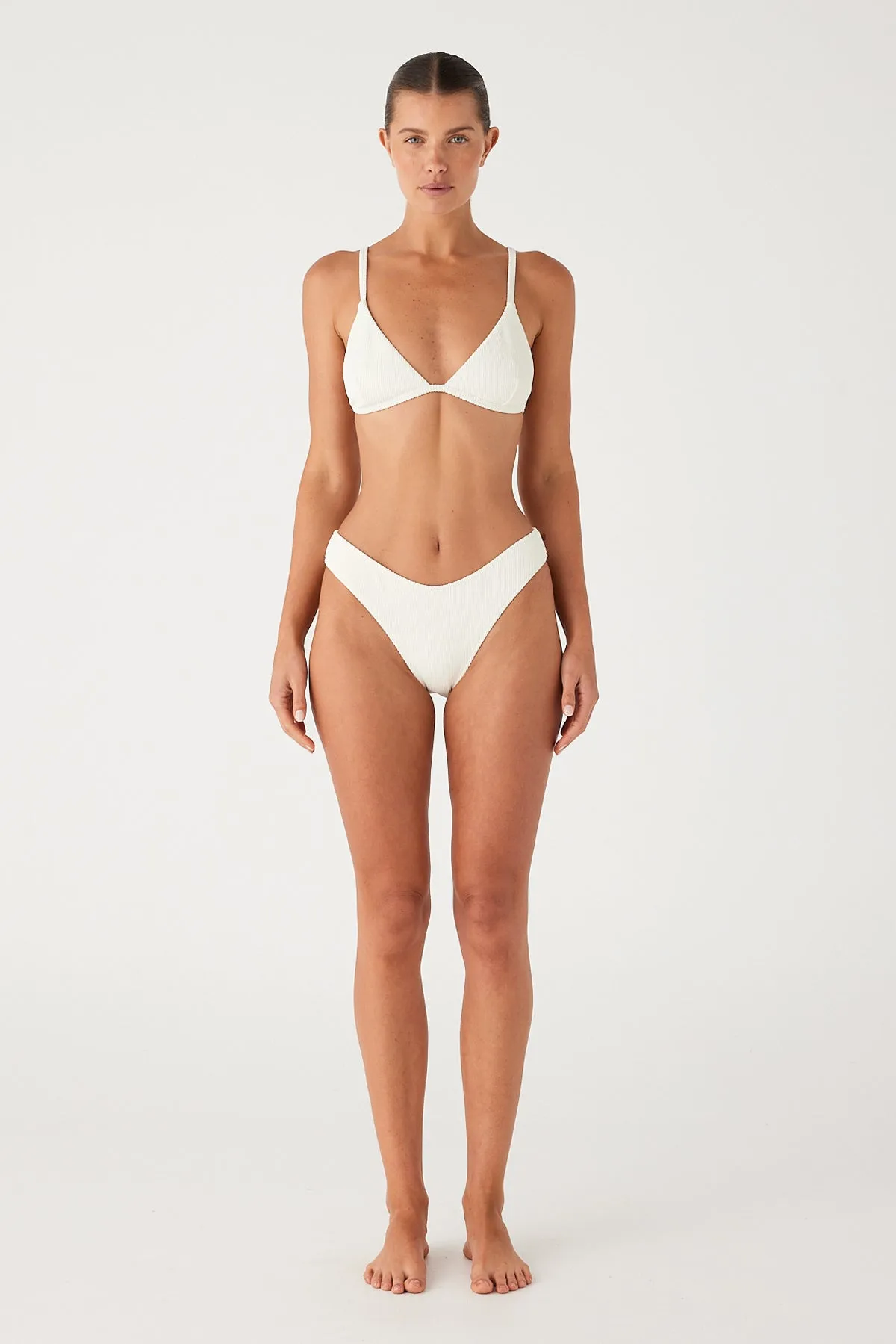 Milk Textured Curve Brief sold by Zulu and Zephyr