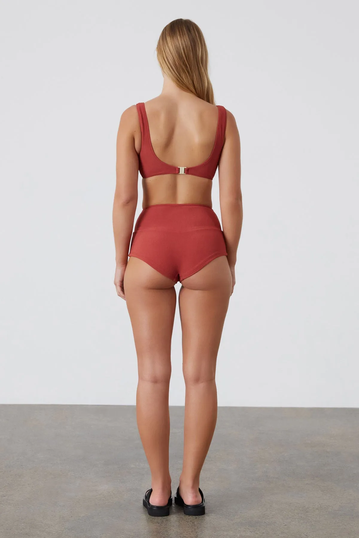 Earth Red Textured Boy Short sold by Zulu and Zephyr product image thumbnail 3