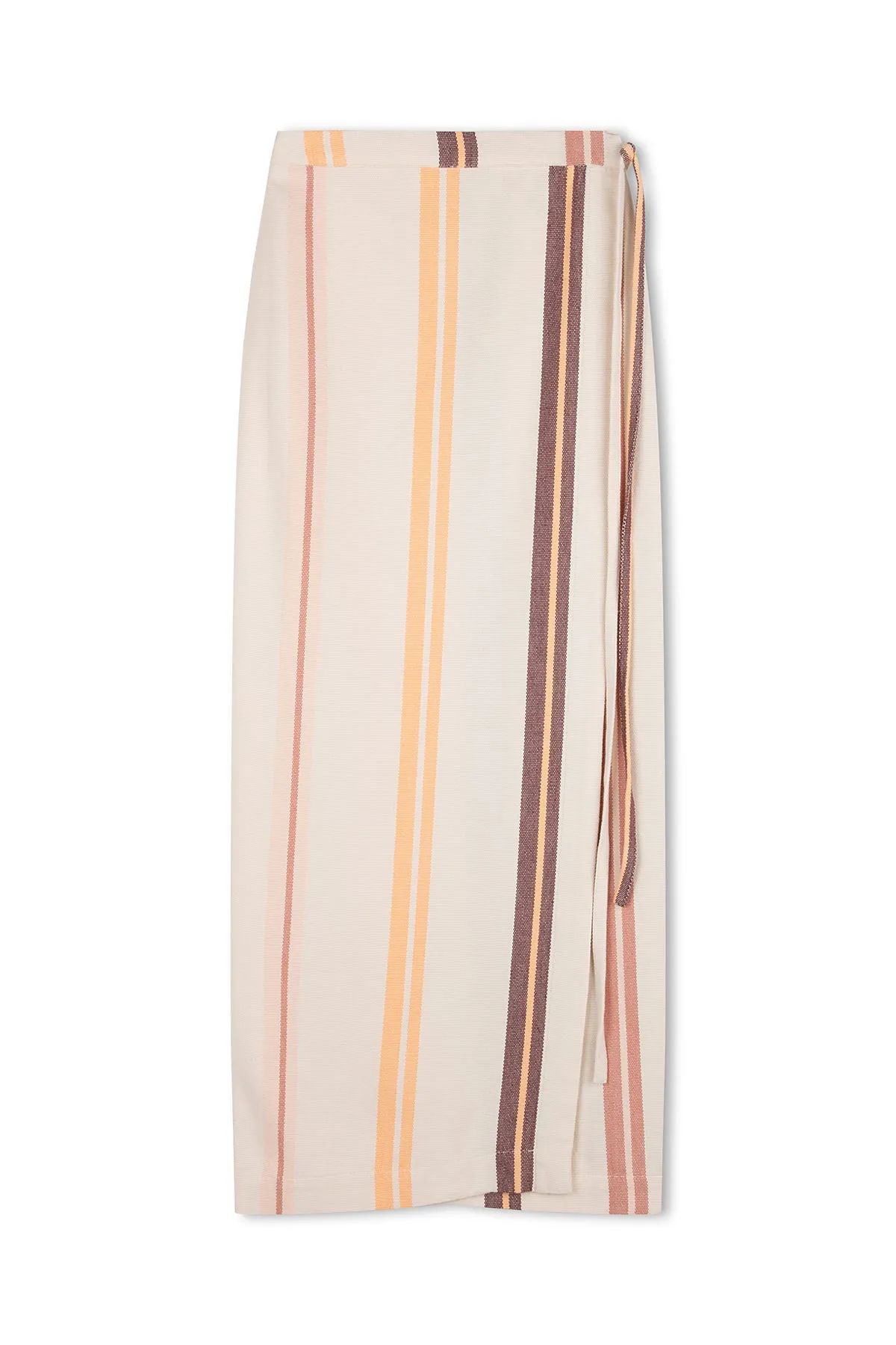 Lounger Stripe Organic Cotton Wrap Skirt sold by Zulu and Zephyr product image thumbnail 2