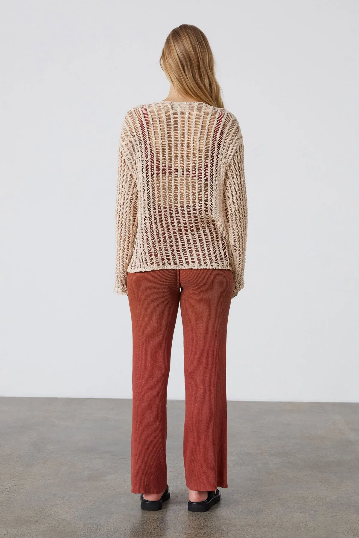 Natural Lattice Knit Jumper sold by Zulu and Zephyr product image thumbnail 3