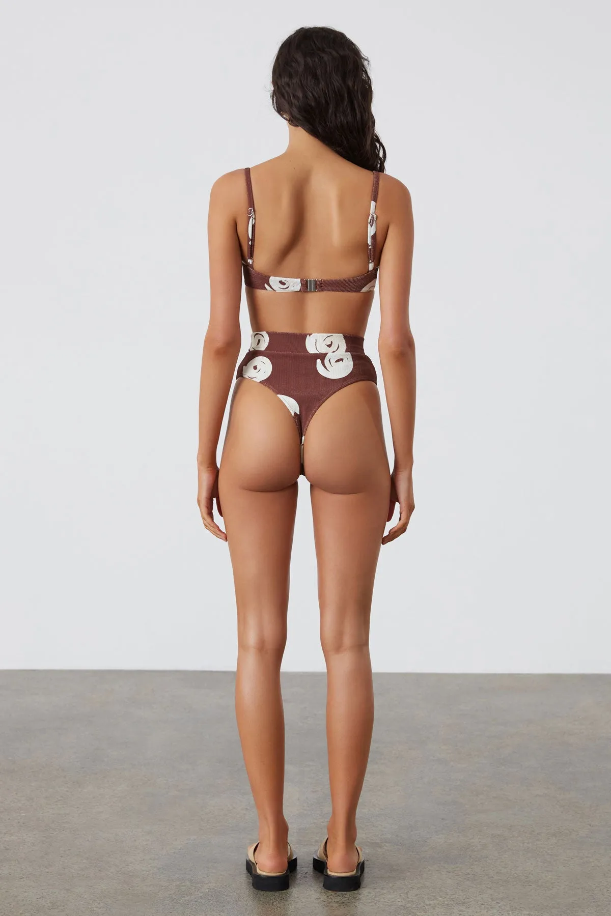 Cocoa Swirl Textured Waistband Thong Brief sold by Zulu and Zephyr product image thumbnail 3