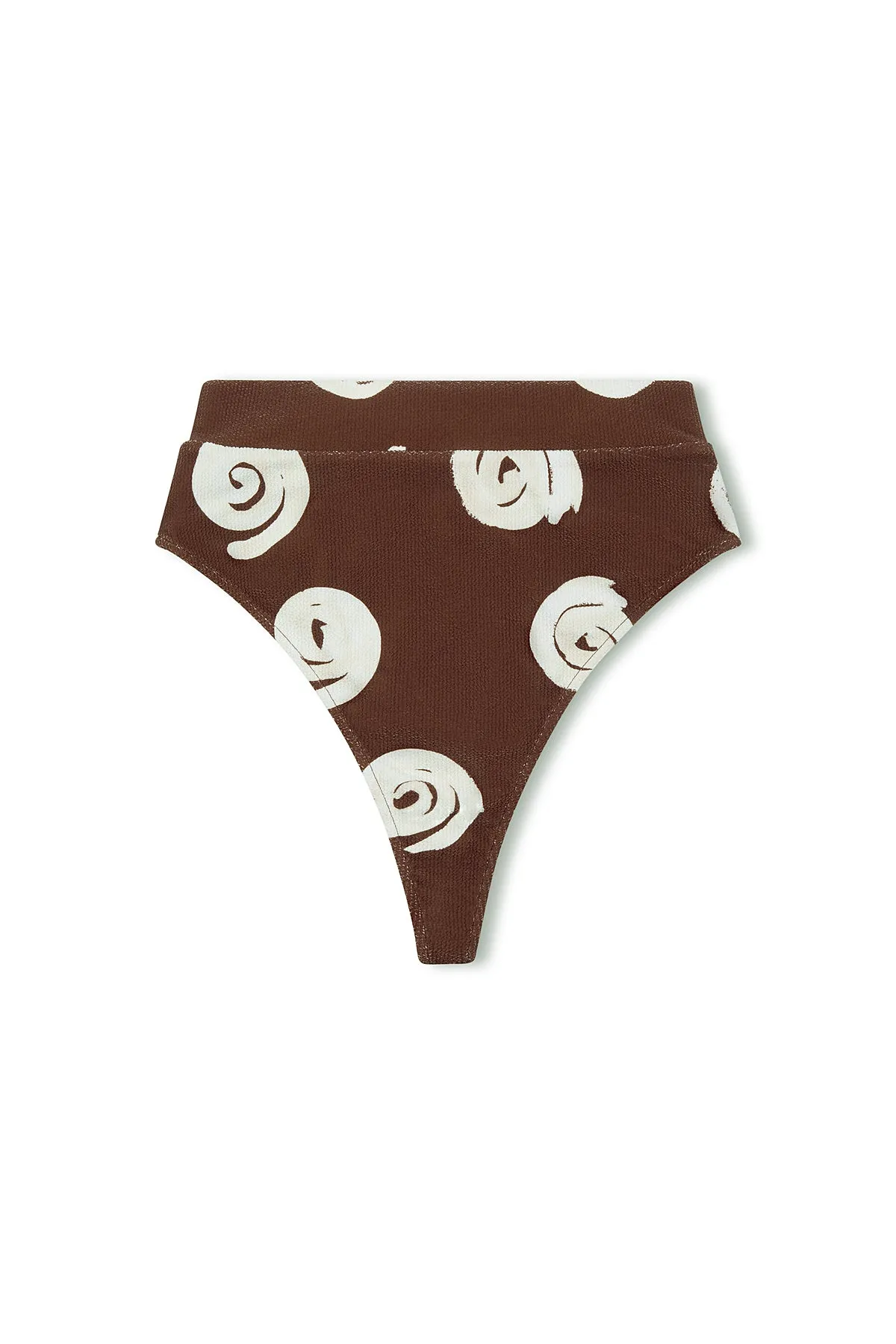 Cocoa Swirl Textured Waistband Thong Brief sold by Zulu and Zephyr product image thumbnail 2