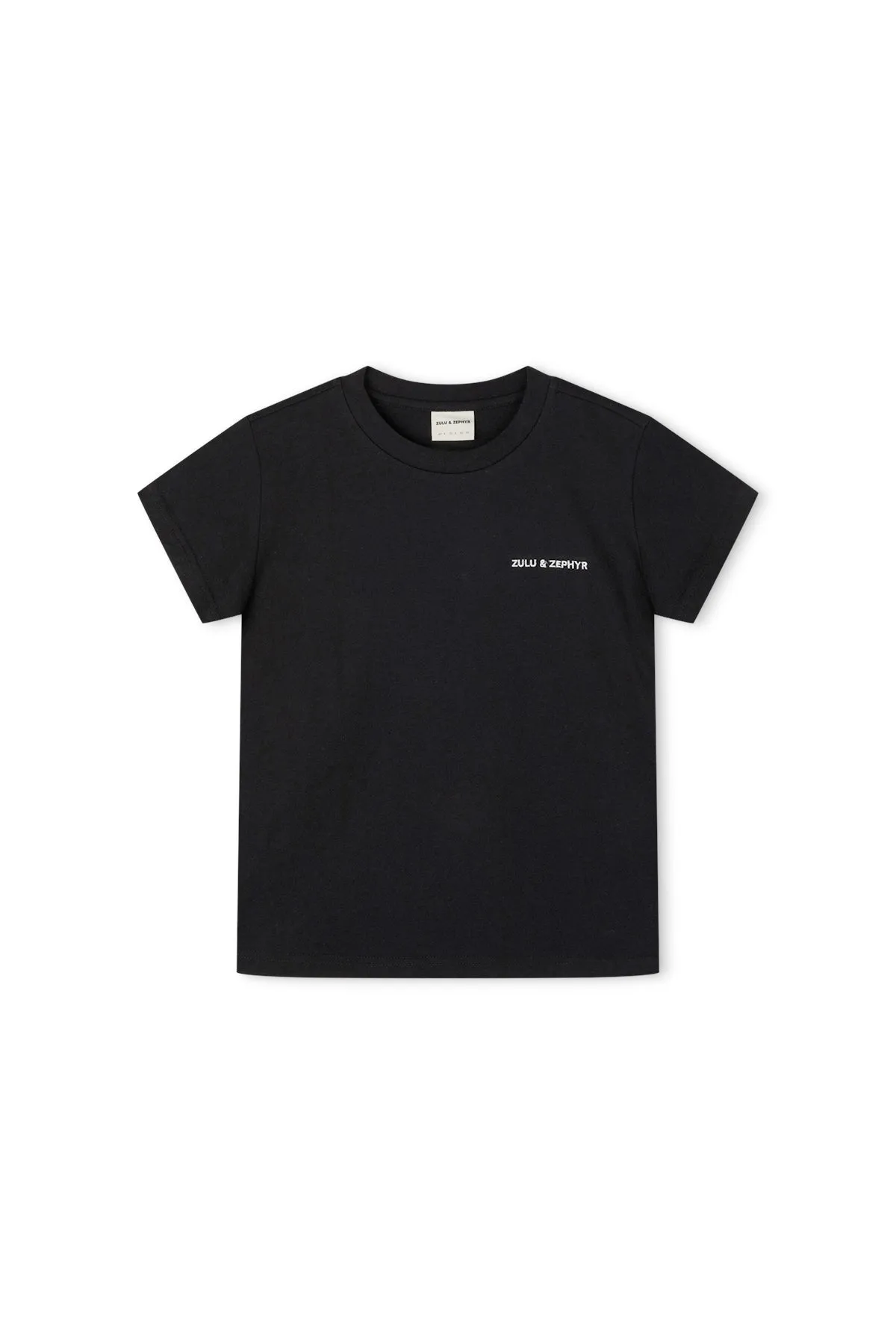 Zulu & Zephyr Logo Slim Tee - Black sold by Zulu and Zephyr