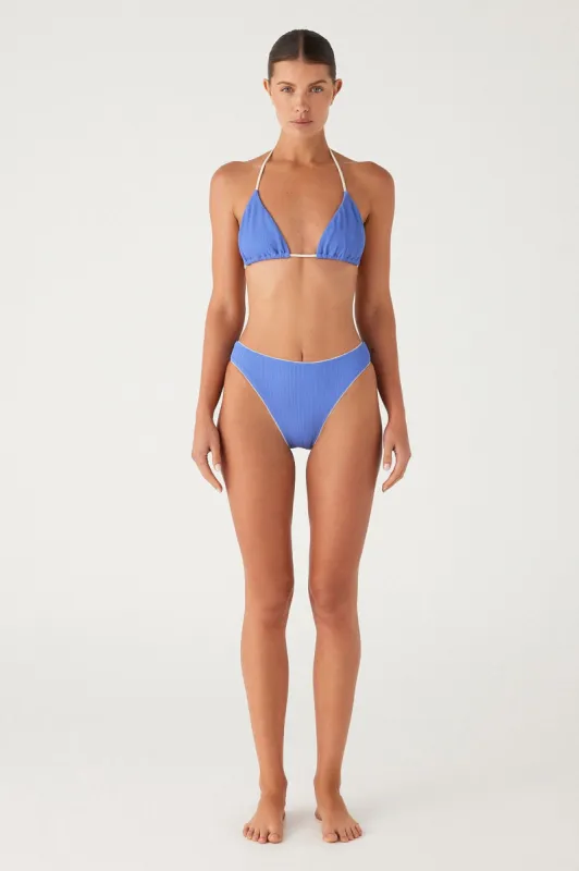 Textured Triangle Top - Sky Blue sold by Zulu and Zephyr