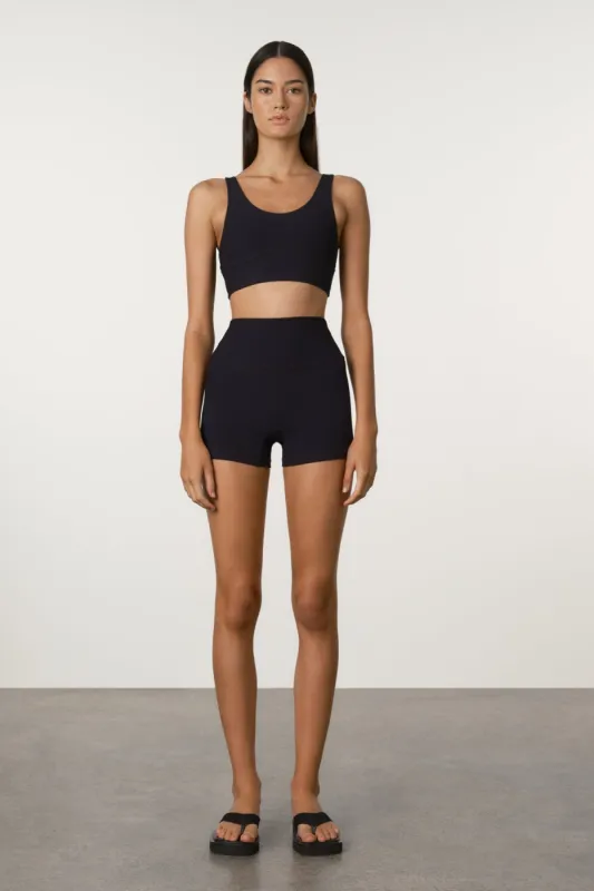 Rib Crop Top - Black sold by Zulu and Zephyr