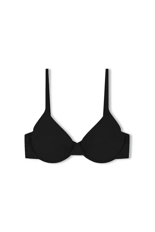 Balconette Bra Cup Top - Black sold by Zulu and Zephyr