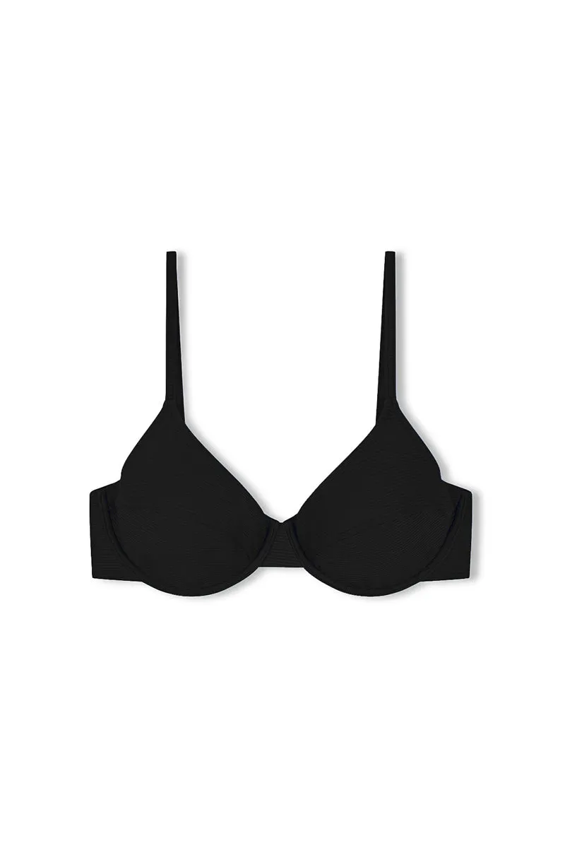 Balconette Bra Cup Top - Black sold by Zulu and Zephyr