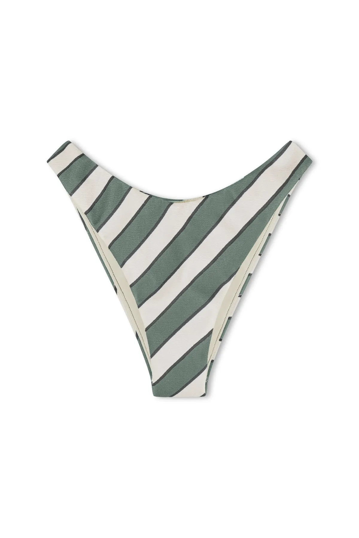 Eucalyptus Stripe Textured Curve Brief sold by Zulu and Zephyr product image thumbnail 4