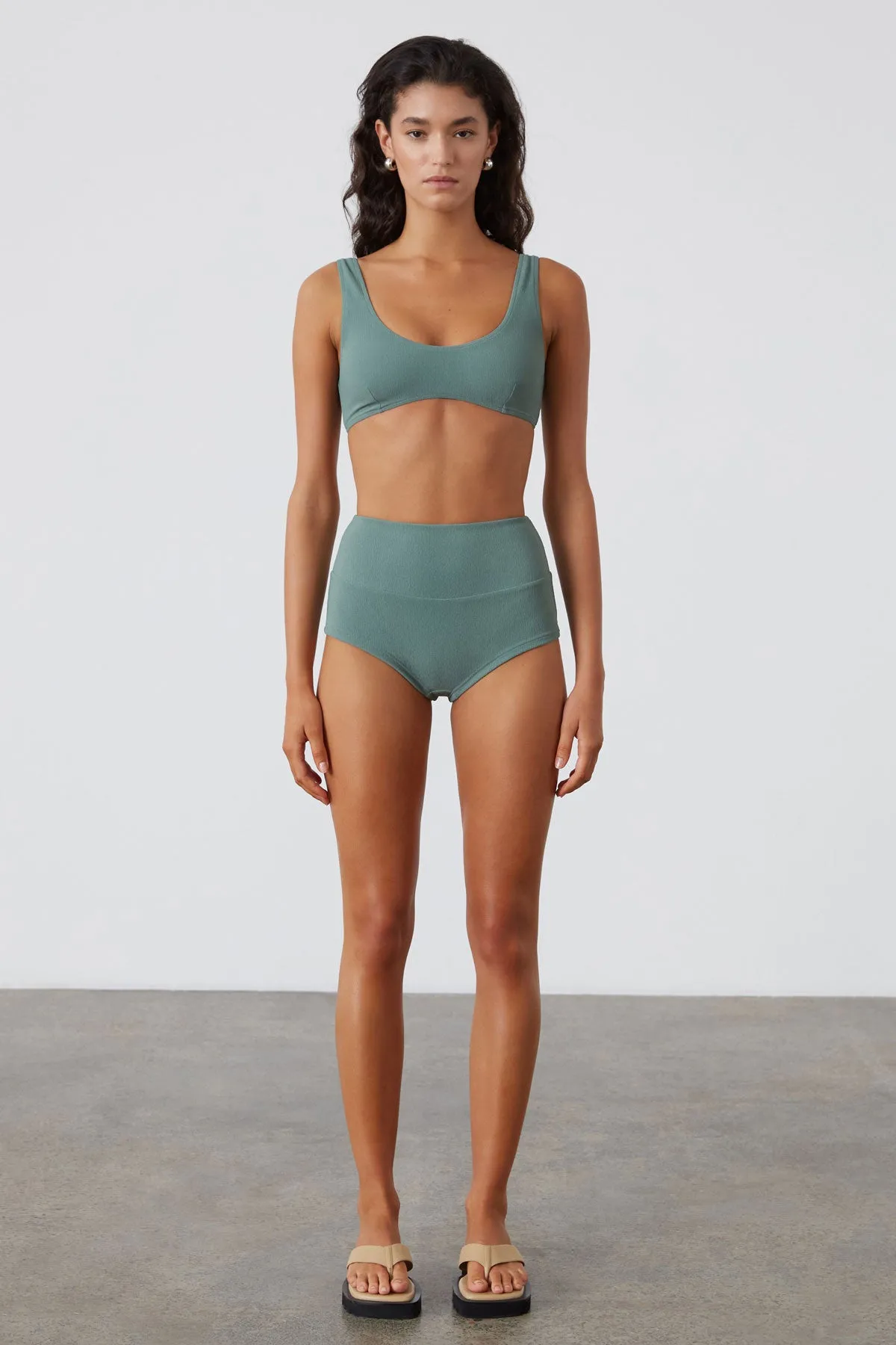 Eucalyptus Textured Boy Short sold by Zulu and Zephyr