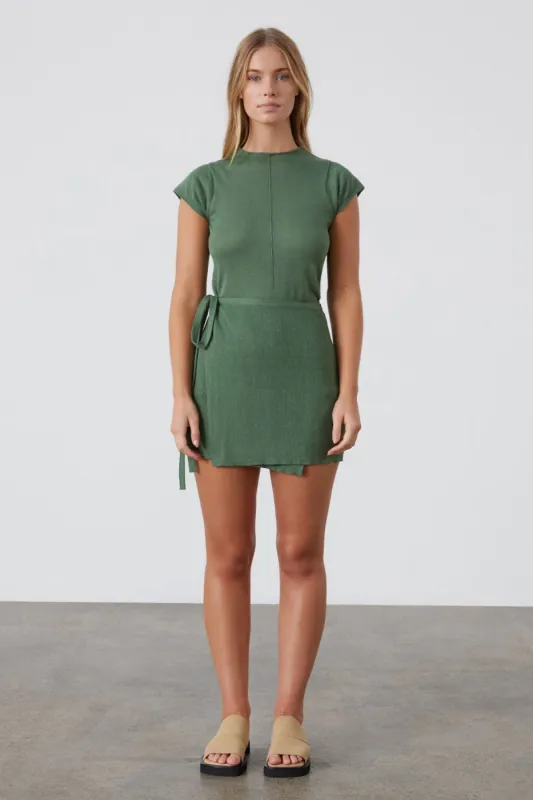 Cotton Blend Knit Top - Eucalyptus sold by Zulu and Zephyr