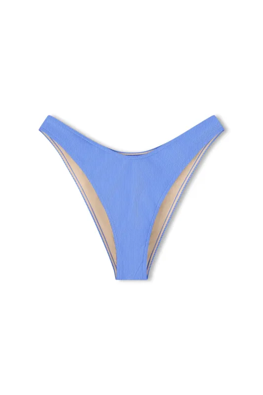 Signature Stripe Curve Brief - Dolphin Blue sold by Zulu and Zephyr