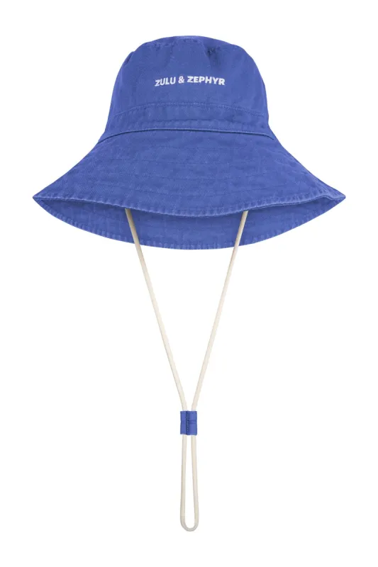 ZZ Logo Bucket Hat - Sky Blue sold by Zulu and Zephyr