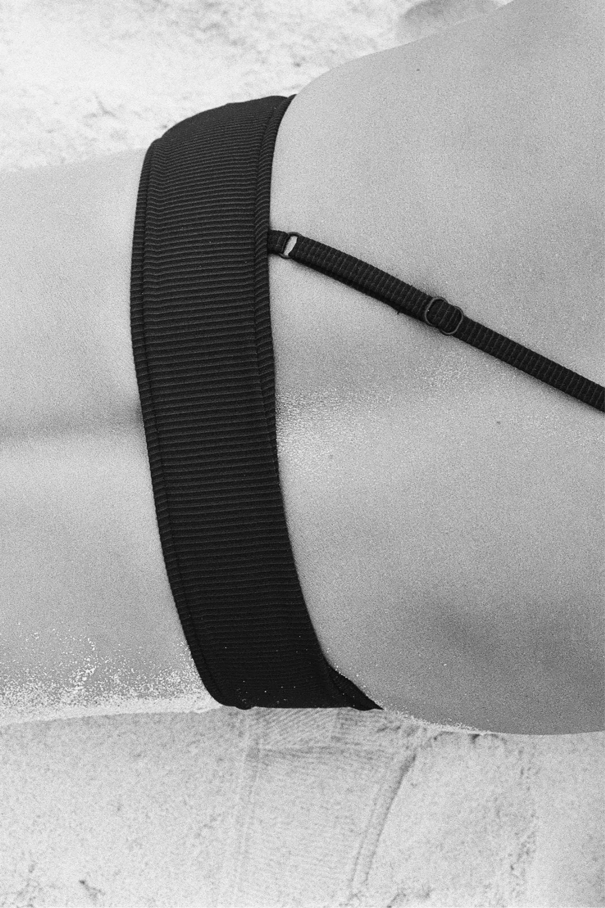 Signature Stripe One Shoulder Bralette - Black sold by Zulu and Zephyr