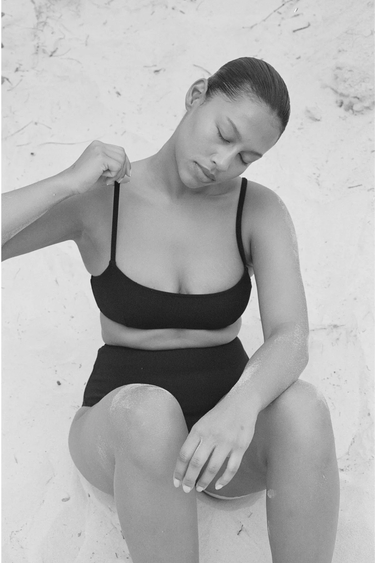 Signature Stripe Bralette Top - Black sold by Zulu and Zephyr product image thumbnail 5