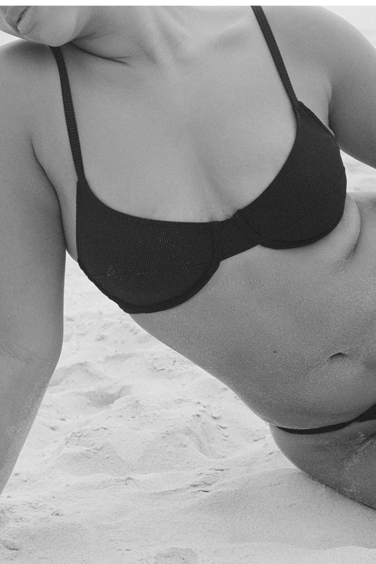 Signature Stripe Balconette Bra Cup Top - Black sold by Zulu and Zephyr product image thumbnail 5