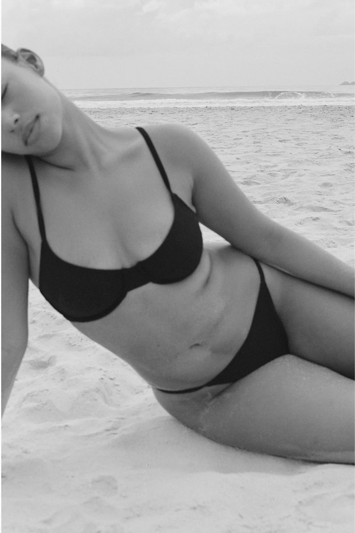 Signature Stripe Balconette Bra Cup Top - Black sold by Zulu and Zephyr