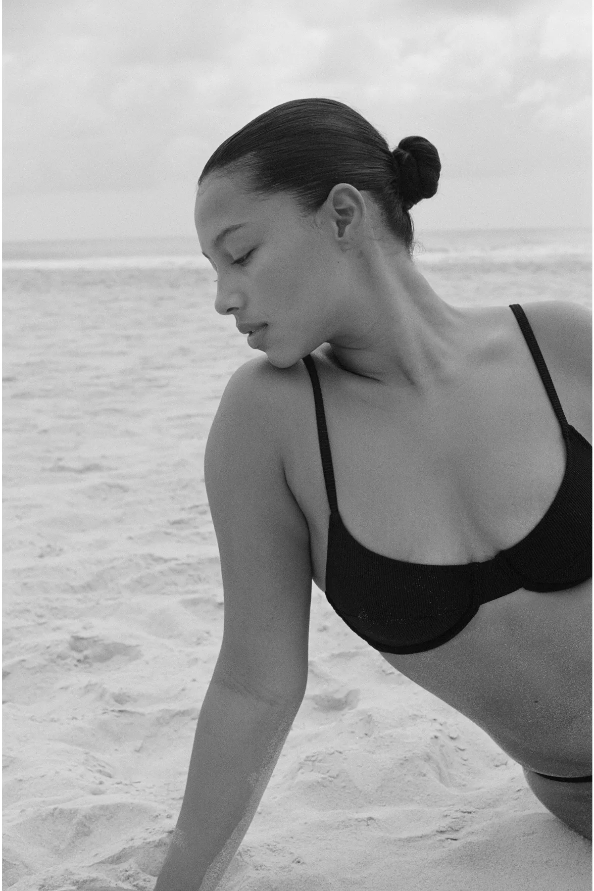 Signature Stripe Balconette Bra Cup Top - Black sold by Zulu and Zephyr product image thumbnail 4