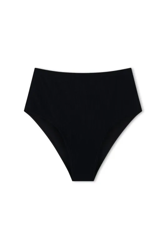 Signature Stripe High Full Brief - Black sold by Zulu and Zephyr