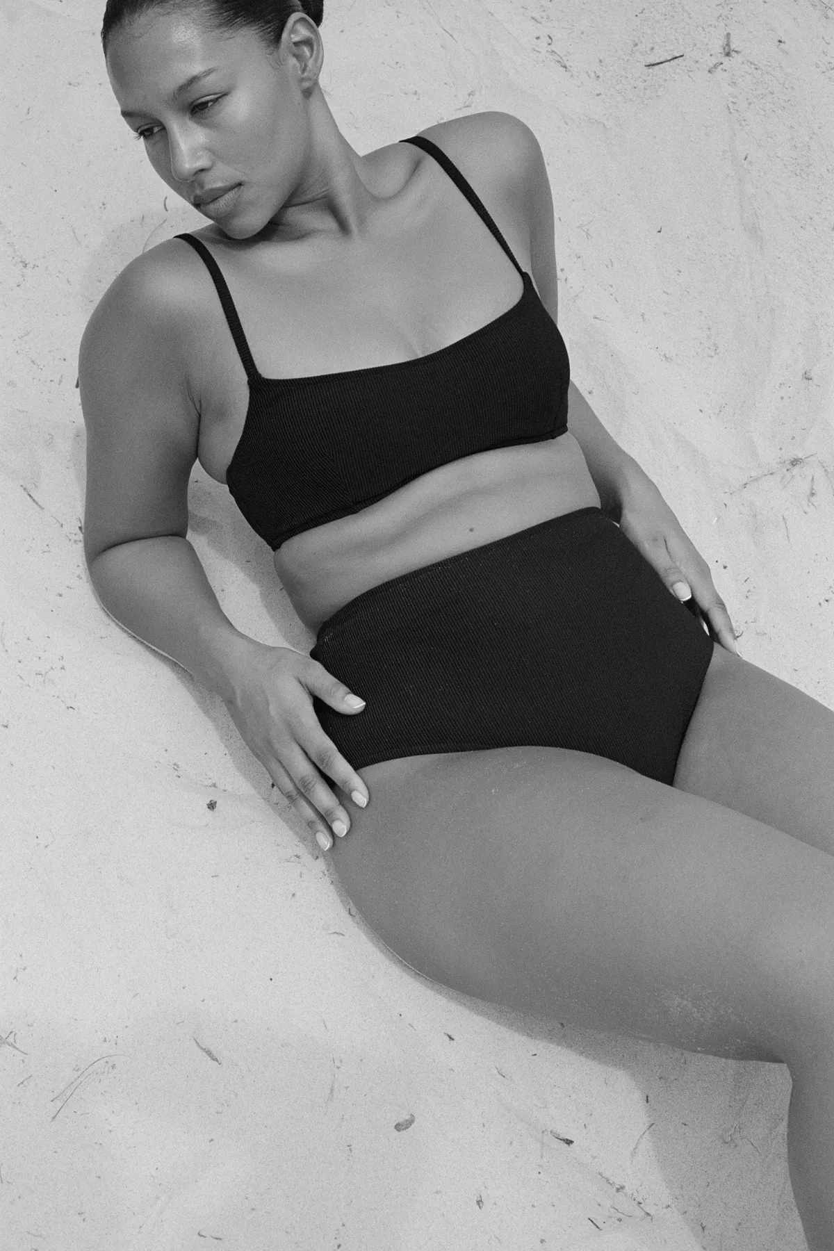 Signature Stripe High Full Brief - Black sold by Zulu and Zephyr product image thumbnail 4