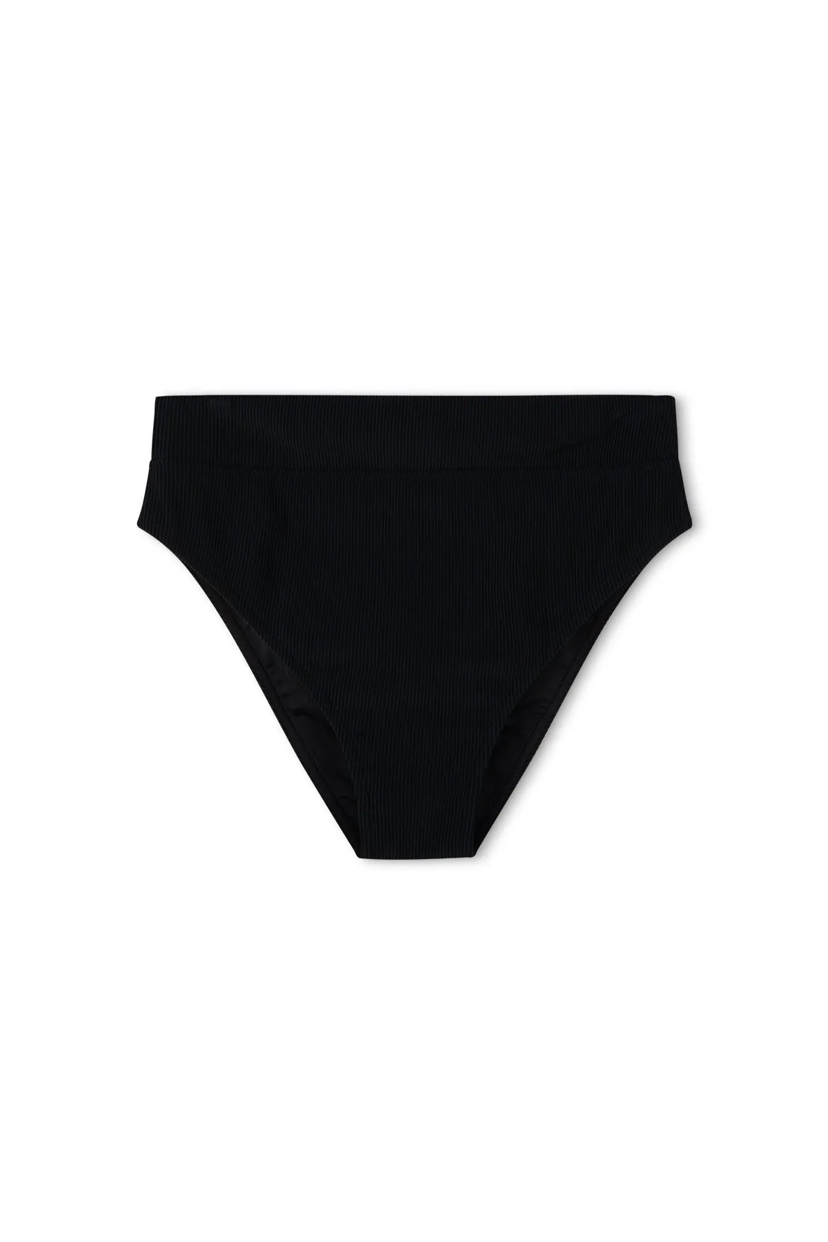 Signature Stripe High Waisted Brief - Black sold by Zulu and Zephyr