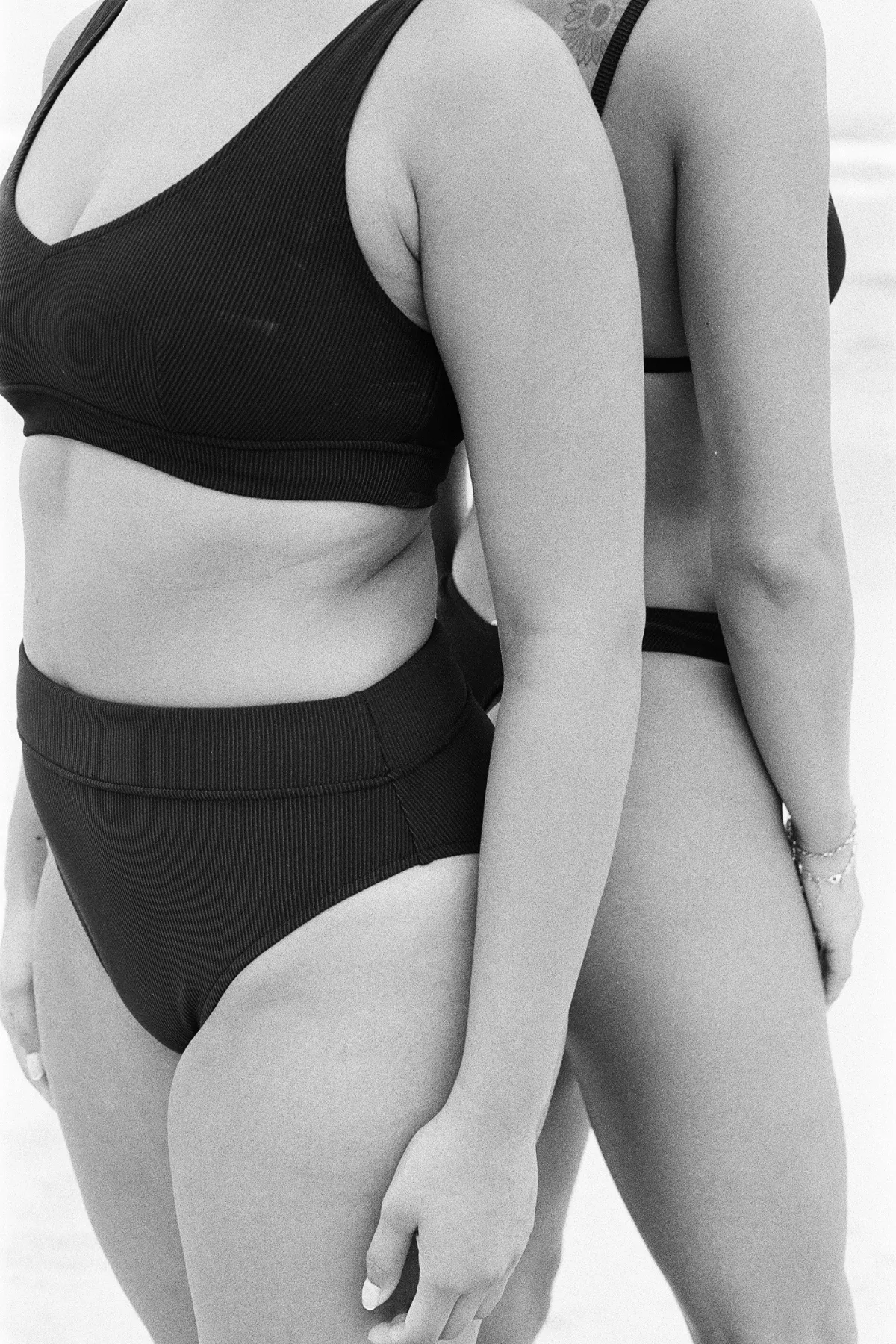 Signature Stripe High Waisted Brief - Black sold by Zulu and Zephyr product image thumbnail 3