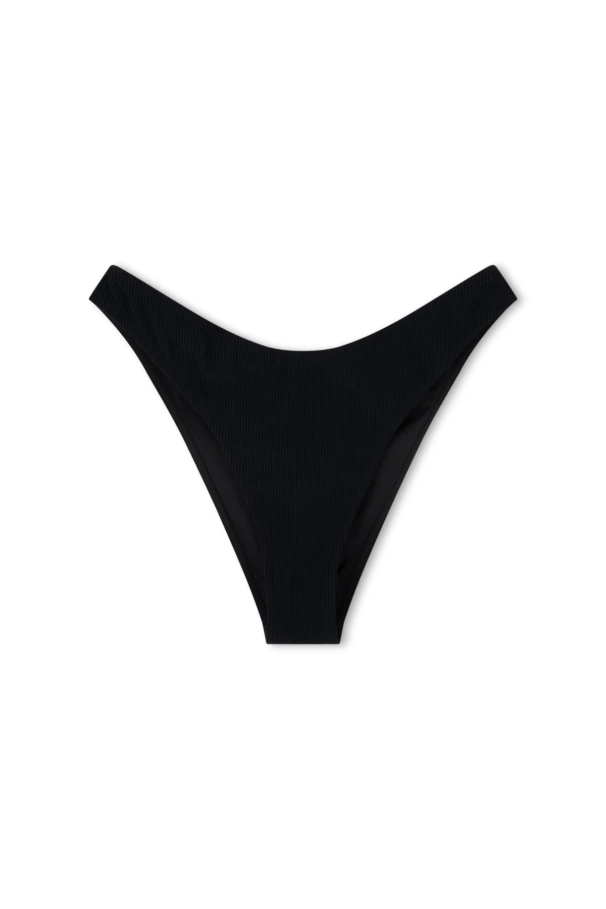 Signature Stripe Curve Brief - Black sold by Zulu and Zephyr