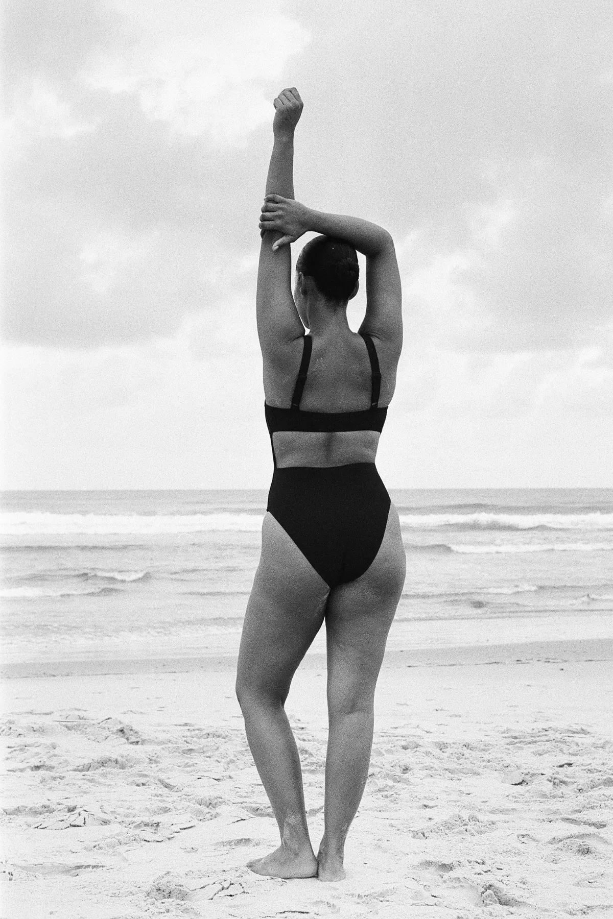 Signature Stripe Bikini One Piece - Black sold by Zulu and Zephyr product image thumbnail 3