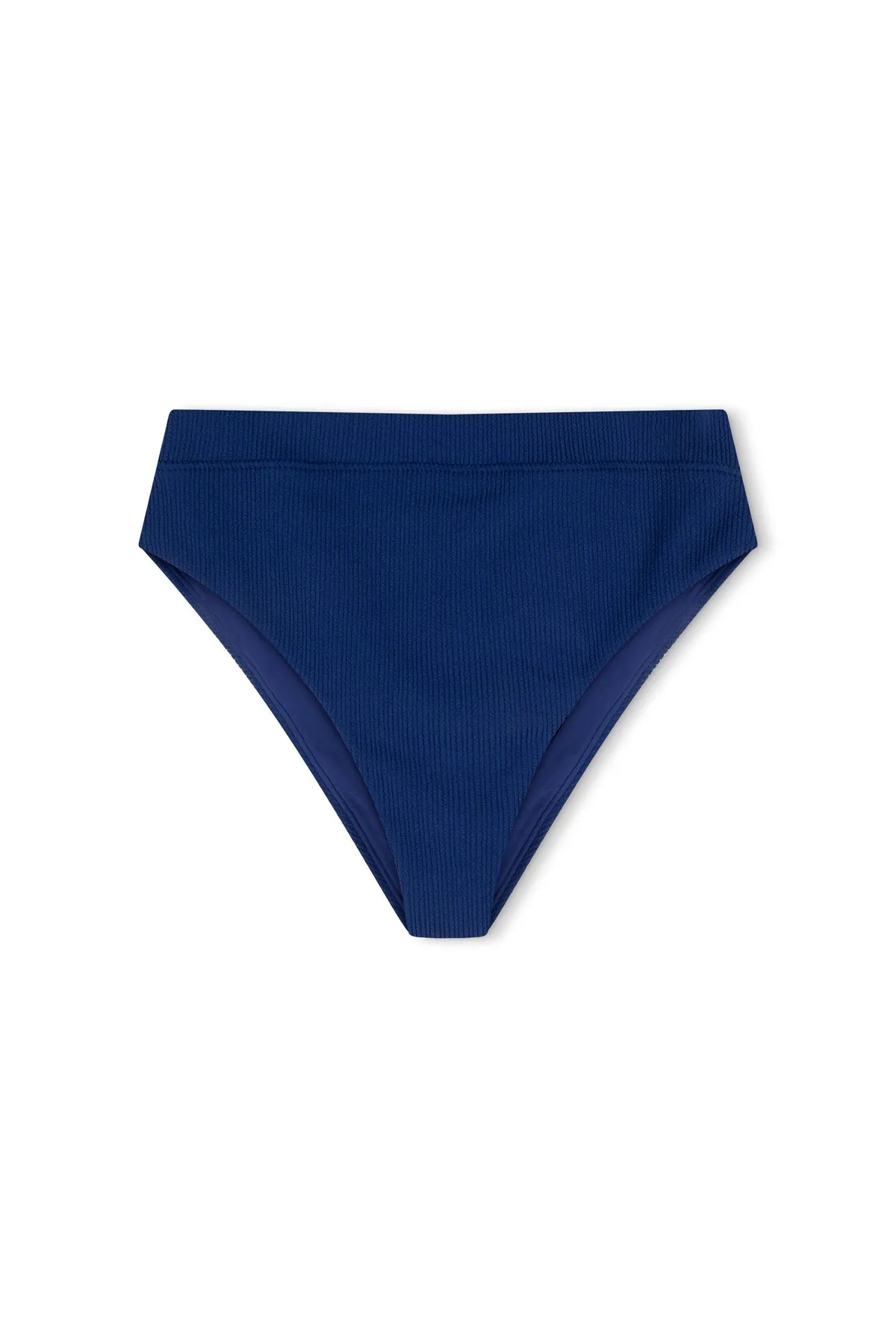 Ocean Blue Textured High Cut Brief sold by Zulu and Zephyr product image thumbnail 2