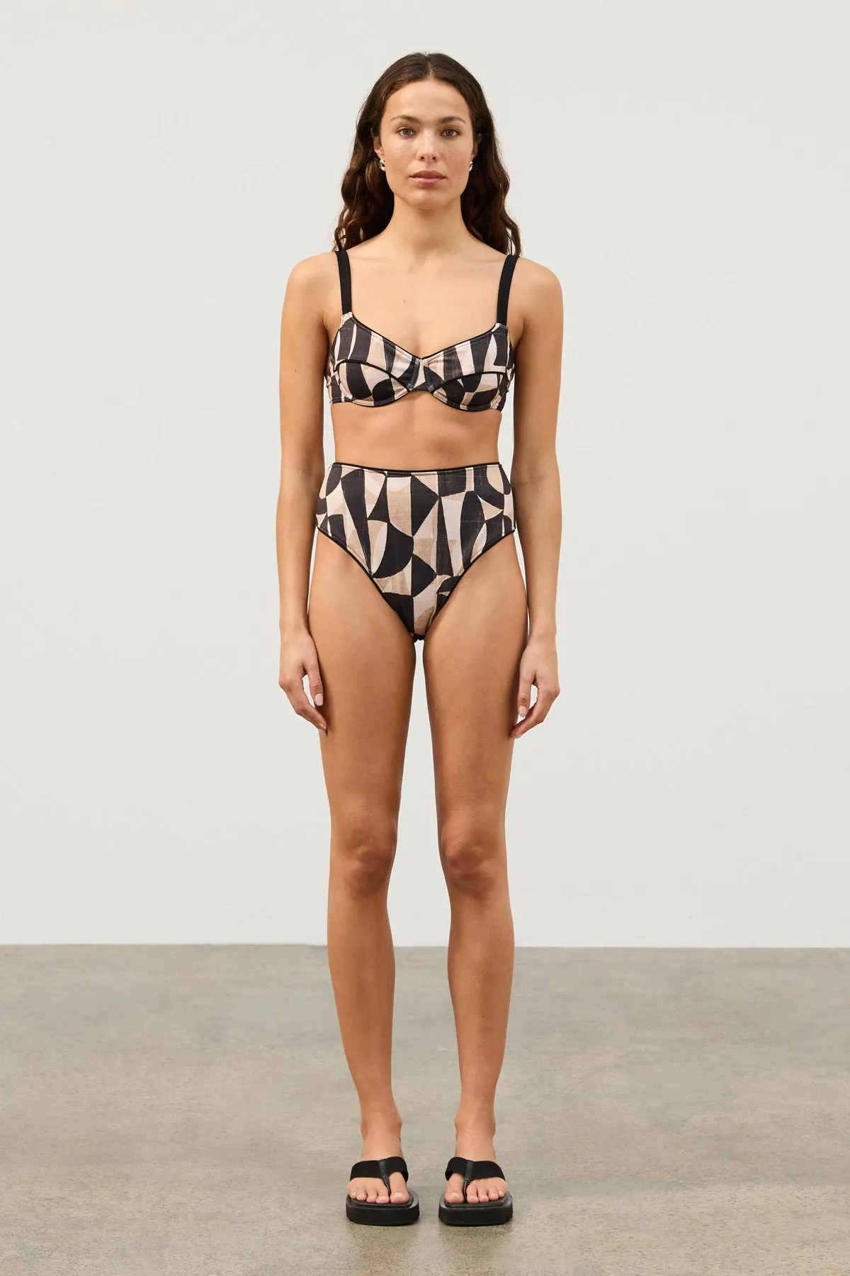 Mosaic Waisted Full Brief sold by Zulu and Zephyr