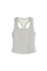 Stripe Rib Racer Back Tank - Coconut sold by Zulu and Zephyr