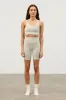 Stripe Rib 7 inch Bike Short - Coconut sold by Zulu and Zephyr